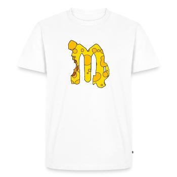 Zodiac zodiac sign Virgo - Men's Premium Organic T-Shirt - white - Front - Nico (187cm)
