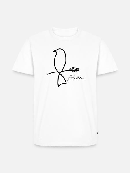 Peace - Men's Premium Organic T-Shirt - white