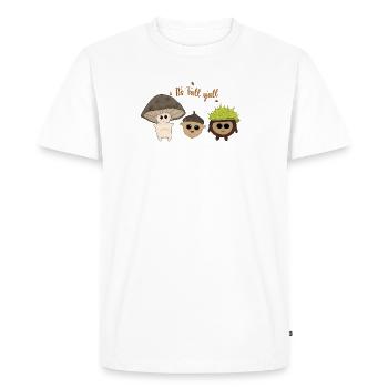 C’est l’automne y’all - T-shirt Premium bio Homme - blanc - Devant - Nico (187cm)