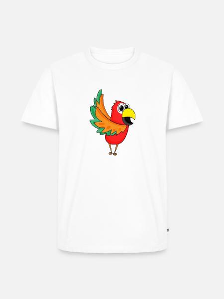 Parrot Jungle - Men's Premium Organic T-Shirt - white