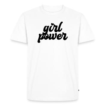 Titre du dessin ou modèle en attente - T-shirt Premium bio Homme - blanc - Devant - Nico (187cm)