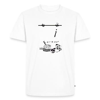 Callisthénie - T-shirt Premium bio Homme - blanc - Devant - Nico (187cm)