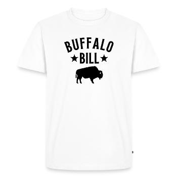Buffalo bill, country, western - T-shirt Premium bio Homme - blanc - Devant - Nico (187cm)