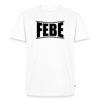 Febe t-shirt t-shirt gift idea - Men's Premium Organic T-Shirt - white - Front - Nico (187cm)
