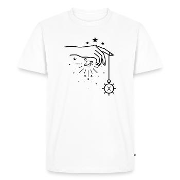 Awaiting design upload - Men's Premium Organic T-Shirt - white - Front - Nico (187cm)