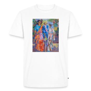 Per Stenius Painting - Men's Premium Organic T-Shirt - white - Front - Nico (187cm)