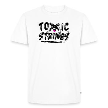 Cordes toxiques 2 Couleur - T-shirt Premium bio Homme - blanc - Devant - Nico (187cm)