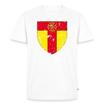 Tarn - T-shirt Premium bio Homme - blanc - Devant - Nico (187cm)