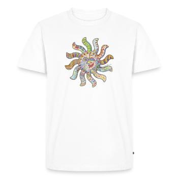 Thought-of-you-sun - Men's Premium Organic T-Shirt - white - Front - Nico (187cm)