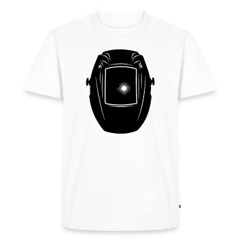 Welding helmet for welder - Men's Premium Organic T-Shirt - white - Front - Nico (187cm)