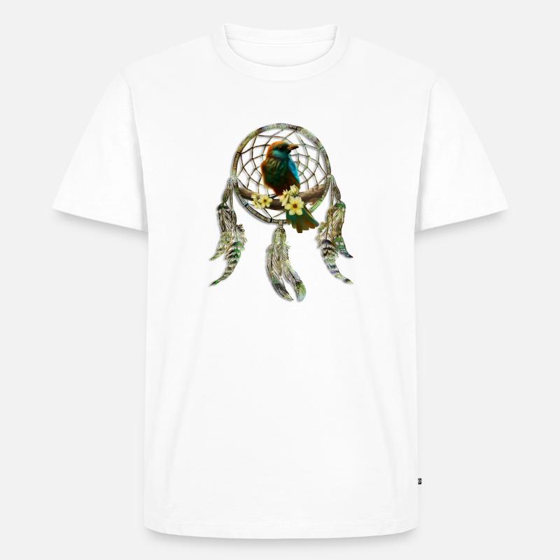 Seepferdchen mit Uhren im Steampunk-Stil und - Männer Premium Bio T-Shirt - Weiß