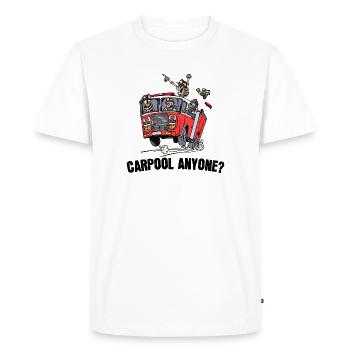Professional fire brigade fire brigade statement fire engine - Men's Premium Organic T-Shirt - white - Front - Nico (187cm)