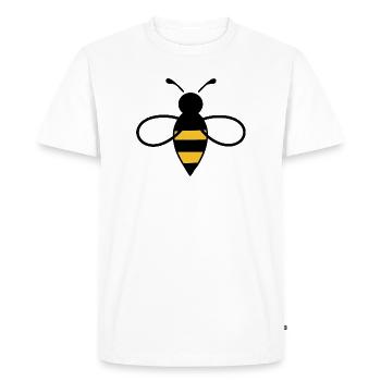 Bee Honey Bee Beekeeper Gift - Men's Premium Organic T-Shirt - white - Front - Nico (187cm)
