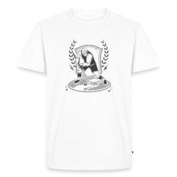 Eishockey ITeam - Men's Premium Organic T-Shirt - white - Front - Nico (187cm)