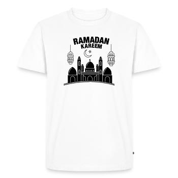 Ramadan Kareem lights - Men's Premium Organic T-Shirt - white - Front - Nico (187cm)