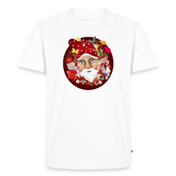 The colorful and blooming world of garden gnomes - Men's Premium Organic T-Shirt - white - Front - Nico (187cm)