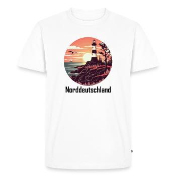 Northern - Men's Premium Organic T-Shirt - white - Front - Nico (187cm)
