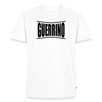 t-shirt Guerrino t-shirt idée cadeau - T-shirt Premium bio Homme - blanc - Devant - Nico (187cm)