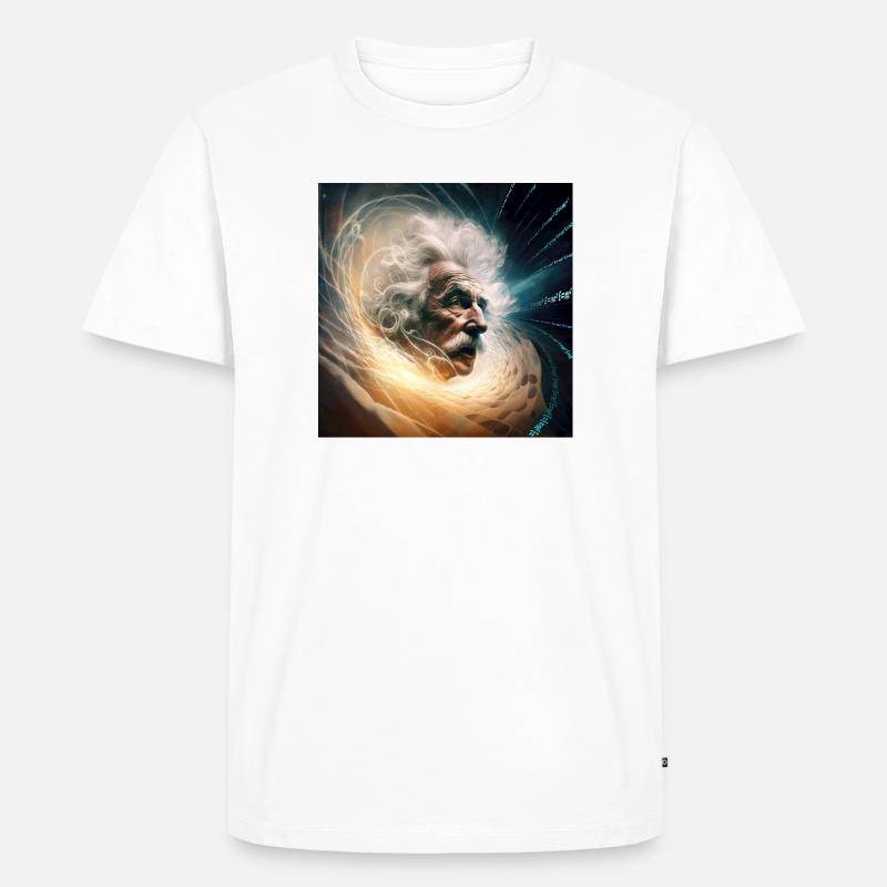 Albert MC2 - Männer Premium Bio T-Shirt - Weiß