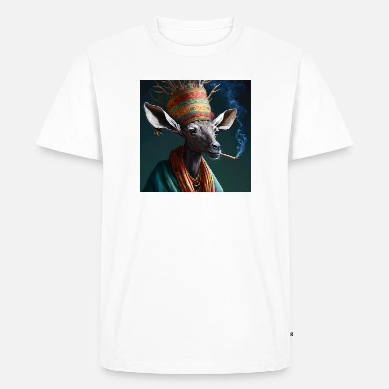 Cannabiche 01 ohne Tippfehler - Männer Premium Bio T-Shirt - Weiß