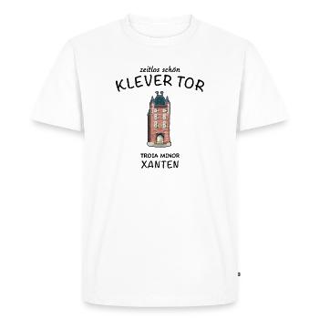 Xanten, Klever Tor,, Allemagne - T-shirt Premium bio Homme - blanc - Devant - Nico (187cm)