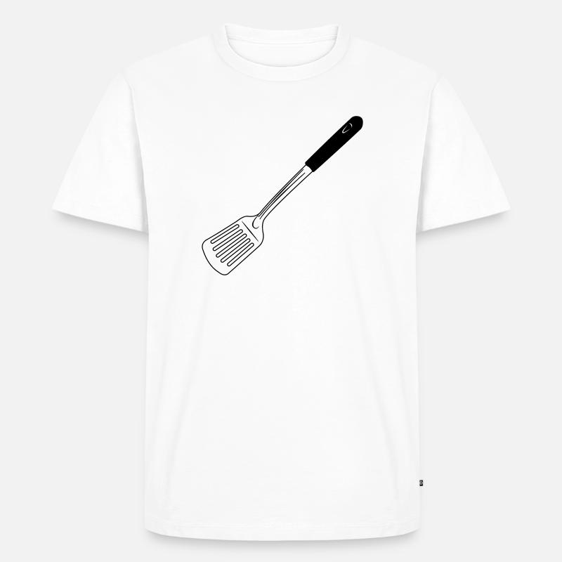 Küchenutensilien Backschaufel - Männer Premium Bio T-Shirt - Weiß