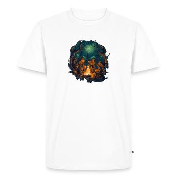 Viking Crew - Men's Premium Organic T-Shirt - white - Front - Nico (187cm)