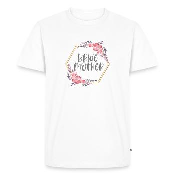 Don de la mère de la mariée - T-shirt Premium bio Homme - blanc - Devant - Nico (187cm)