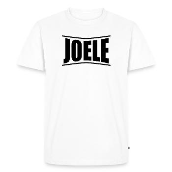 t-shirt name Joele t-shirt gift idea - Men's Premium Organic T-Shirt - white - Front - Nico (187cm)