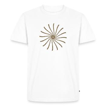Bar encerclé par le soleil - T-shirt Premium bio Homme - blanc - Devant - Nico (187cm)