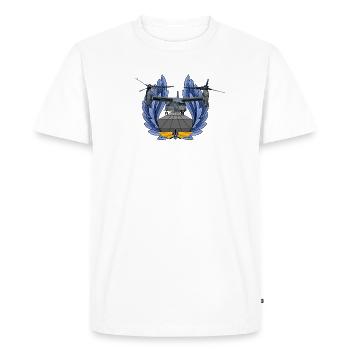 CV-22 Balbuzard pêcheur - T-shirt Premium bio Homme - blanc - Devant - Nico (187cm)