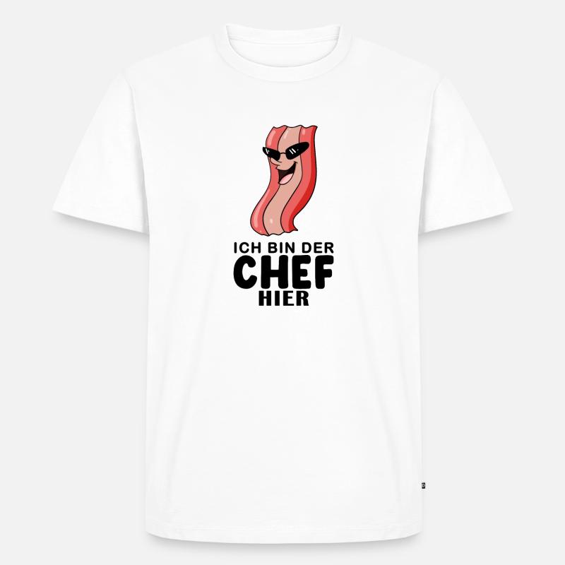 Chef Spruch lustig - Männer Premium Bio T-Shirt - Weiß