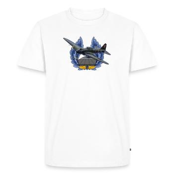 IL-2 - Men's Premium Organic T-Shirt - white - Front - Nico (187cm)