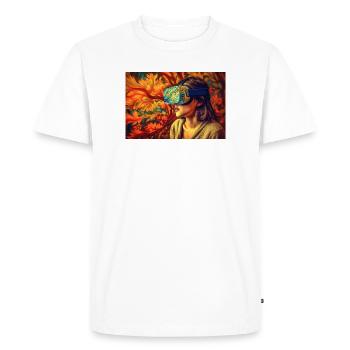 Vivid Dream VR Odyssey - Men's Premium Organic T-Shirt - white - Front - Nico (187cm)