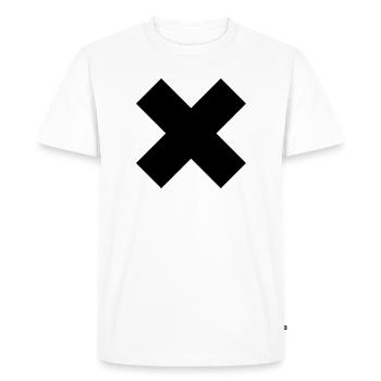 Toxic X - Men's Premium Organic T-Shirt - white - Front - Nico (187cm)