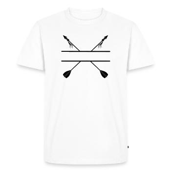 Viking arrows archery - Men's Premium Organic T-Shirt - white - Front - Nico (187cm)