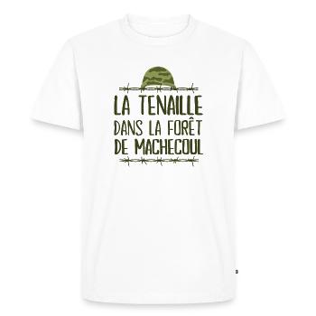 la septième compagnie, la 7ème compagnie - T-shirt Premium bio Homme - blanc - Devant - Nico (187cm)