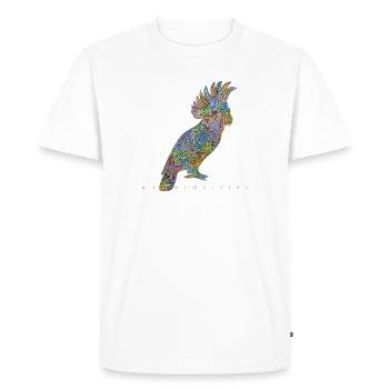 Oiseau de la forêt tropicale - T-shirt Premium bio Homme - blanc - Devant - Nico (187cm)