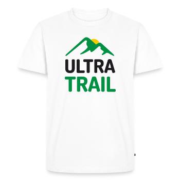 Ultra Trail - T-shirt Premium bio Homme - blanc - Devant - Nico (187cm)