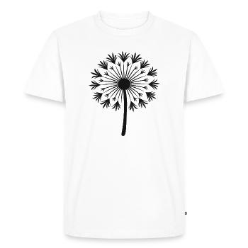 Conception de pissenlit - T-shirt Premium bio Homme - blanc - Devant - Nico (187cm)
