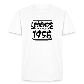1956 - Born 1956 - Built in 1956 - Men's Premium Organic T-Shirt - white - Front - Nico (187cm)