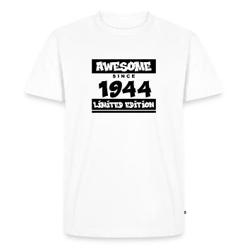 1944 - Born 1944 - Fantastic since 1944 - Men's Premium Organic T-Shirt - white - Front - Nico (187cm)