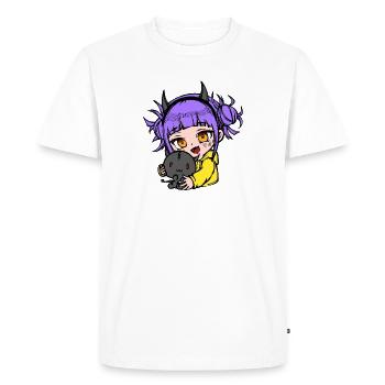 Mangastyle Anime Comic Manga Japan Animation - Men's Premium Organic T-Shirt - white - Front - Nico (187cm)