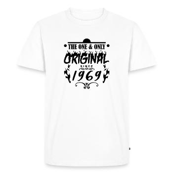 1969 - Born 1969 - Fantastic since 1969 - Men's Premium Organic T-Shirt - white - Front - Nico (187cm)