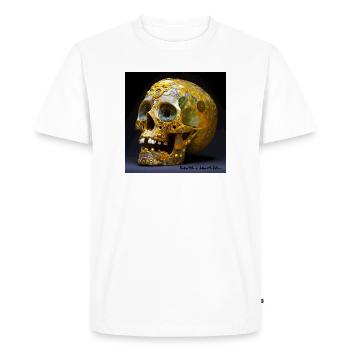 Death is beautiful 01 - T-shirt Premium bio Homme - blanc - Devant - Nico (187cm)