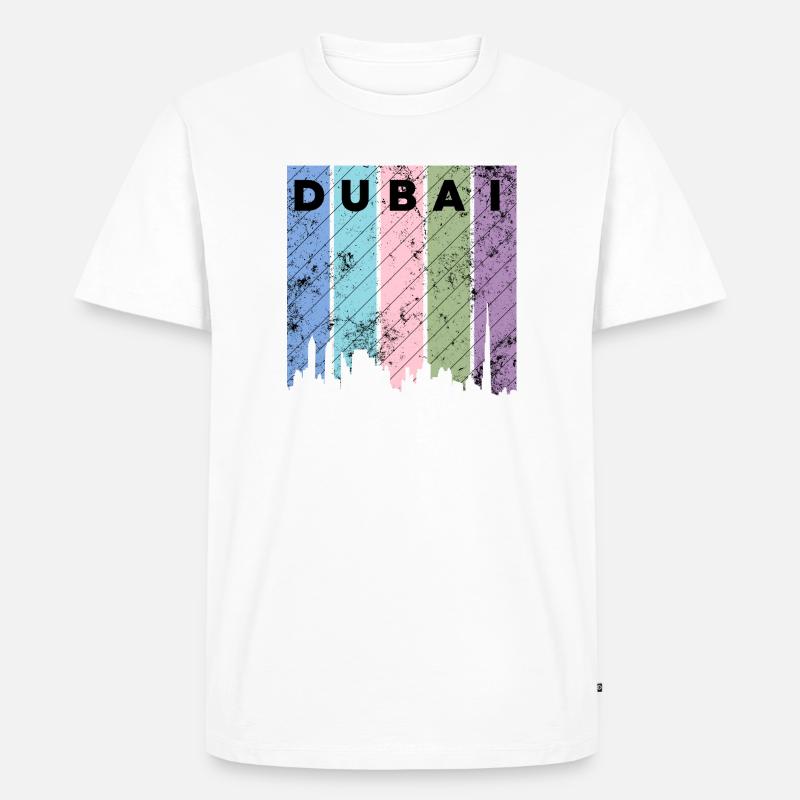 Dubai mit Stil! - Männer Premium Bio T-Shirt - Weiß
