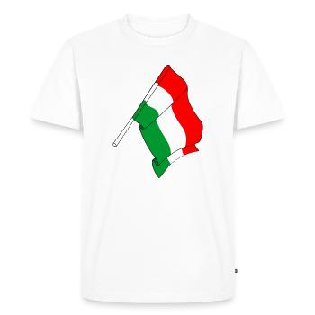 drapeau Hongrie - T-shirt Premium bio Homme - blanc - Devant - Nico (187cm)