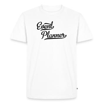 Event Planner - Men's Premium Organic T-Shirt - white - Front - Nico (187cm)