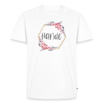 Mains Femme Turque Prénom Turquie Cadeau De Bébé - T-shirt Premium bio Homme - blanc - Devant - Nico (187cm)