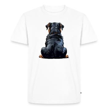 Rottweiler - T-shirt Premium bio Homme - blanc - Devant - Nico (187cm)